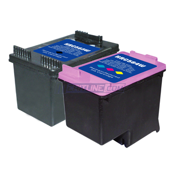 HP 61XL CH563WN, CH564WN Remanufactured High Yield Inkjet Cartridges Combo